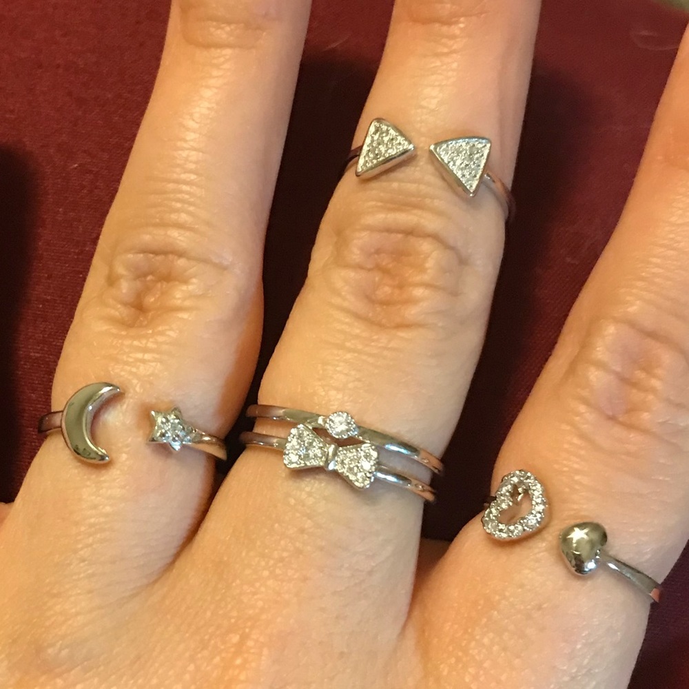 Sterling Silver Ring Set and Fashion Pearl studs!